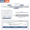 ToBeGreat Heavy Duty Drawer Slides Without Lock 14 Inch 3-Fold