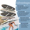 ShouRong Snowboard Wall Mount, Adjustable 5/6 Board Surfboard Rack, Surfboard