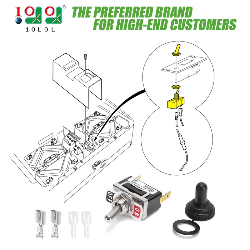 10L0L Golf Cart Electric Tow Switch Run Switch for Club