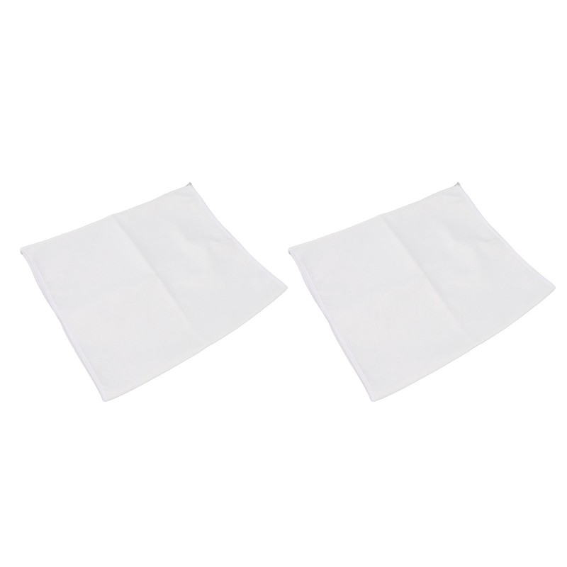 2PCS Filter Sleeve 6in White Elastic Polyester Prefilter Cover for