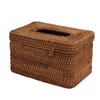 Rectangular Rattan Tissue Box Cover Rattan Woven Tissue Box Holder