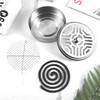 2 Portable Coil Holder, Incense Box Sandalwood Holder with Handle,
