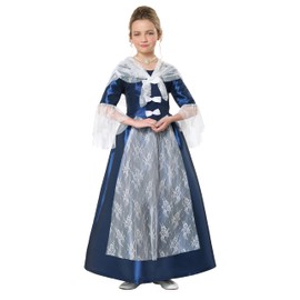 California Costumes, Colonial Period Dress, Child X-Large