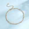 Cangall Silver Anklet for Women, 925 Sterling Silver Anklet Bracelet,