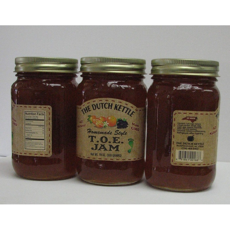 The Dutch Kettle TOE Jam 2- 19 0z jars