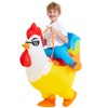 Chicken Costume Kids, Inflatable Costumes for Kids/Boy/Girls, Blow up Rooster