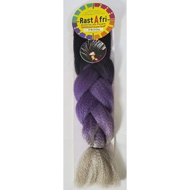 RastAfri Highlight Jumbo Braiding Hair (GT1B/Silver)
