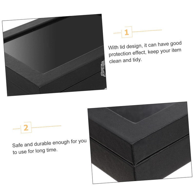 Zerodeko Pin Display Case Brooch Storage Box Medal Display Box