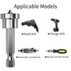 10pcs Drywall Screw Depth Setter PH2 Magnetic Positioning Screwdriver Bits,