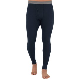 Fruit of The Loom Men's Recycled Waffle Thermal Underwear Bottom, Navy, 4X-Large
