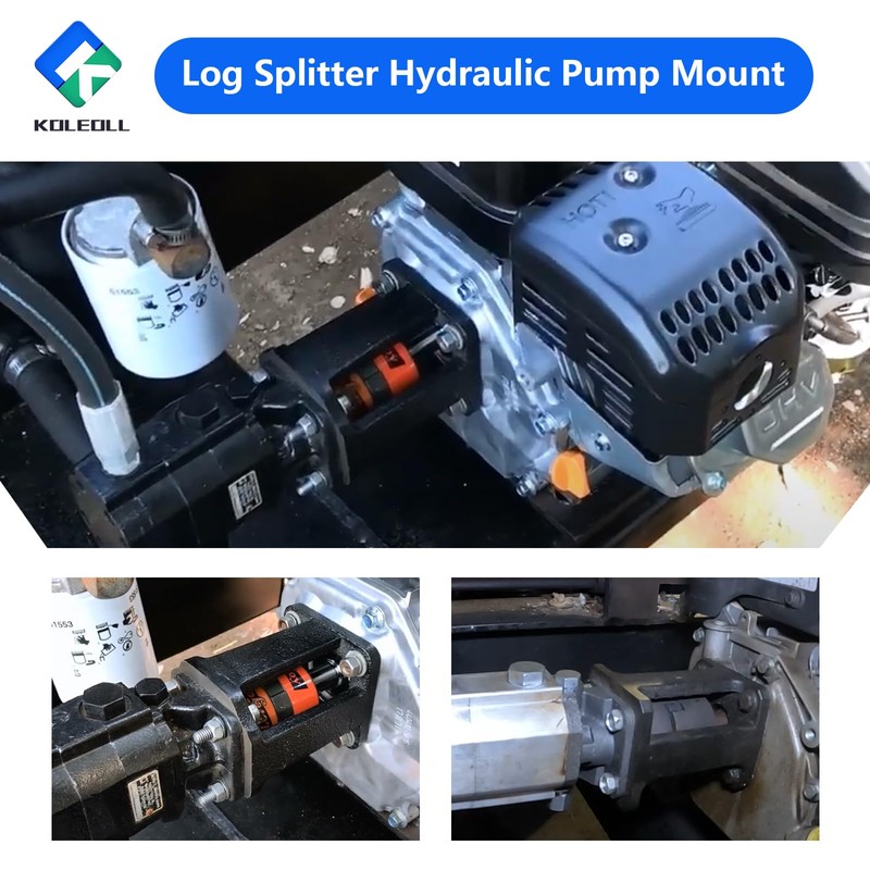 KOLEOLL Log Splitter Hydraulic Pump Mount Fits for 5-7 Hp