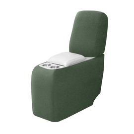 ROFASVCO 100% Waterproof Recliner Middle Console Cover Fleece Stretch Reclining Sectional Couch Covers L Shape Recliner Sofa Cover Washable Center Console Slipcover Protector (1 Console, Army Green)