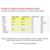 Gordon Glass® Plastic Hinge Sleeve Sample Pack (5 Sizes)