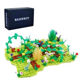 BAENRCY Dinosaur Building Blocks Plant Animal Building Bricks Kit DIY Building Set Compatible All Major Brands
