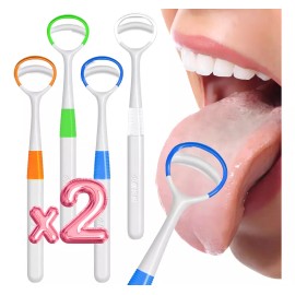 Universo en Linea Cepillo Lengua Silicon Limpiador Lingual Limpieza Bucal Color 2 Piezas Color