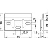 KITCHEN WALL UNIT BRACKET /PLATES (2PAIRS)