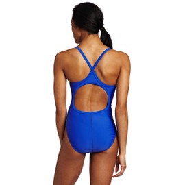 TYR Women's TRYeco Solid Diamondfit Swimsuit for Racing and Training, Royal Blue, Size 32