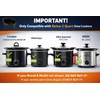 Round 2 qt slow cooker pot replacement, Compatible with 2QT