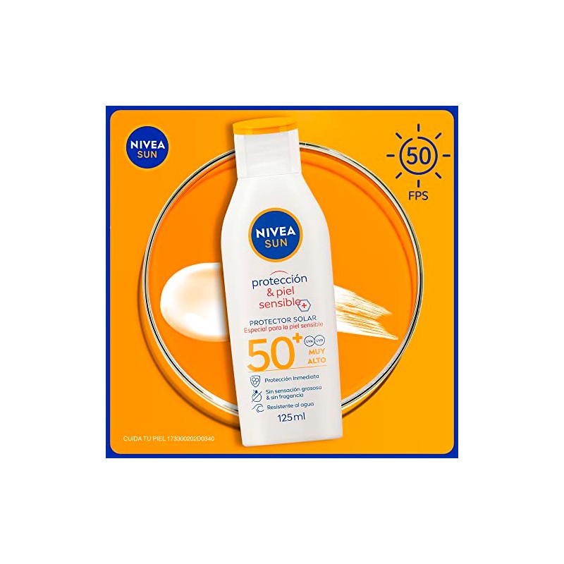 Protector Solar Corporal NIVEA SUN Protección & Piel Sensible FPS