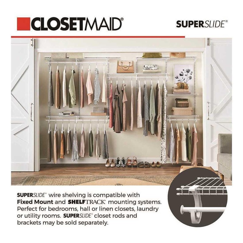 ClosetMaid 71016 Shelf End Cap, Plastic, White