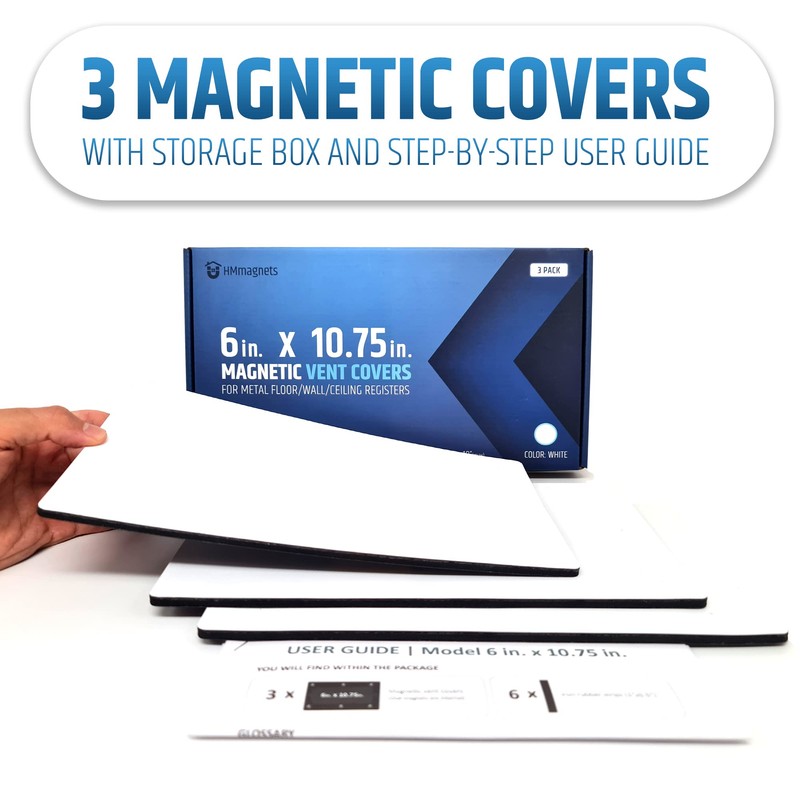 Powerful Magnetic Vent Covers (3-Pack) That Will Never Fall Off