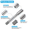 sourcing map Tap and Drill Bit Set, 1pcs M12 x