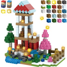 JOYYAGSK 1 Inch 100PCS Magnetic Building Blocks Set, Magnet Cubes Toys for Toddler Kids, Montessori STEM Magnet Toys Christmas Birthday Gifts for Children Boys Girls