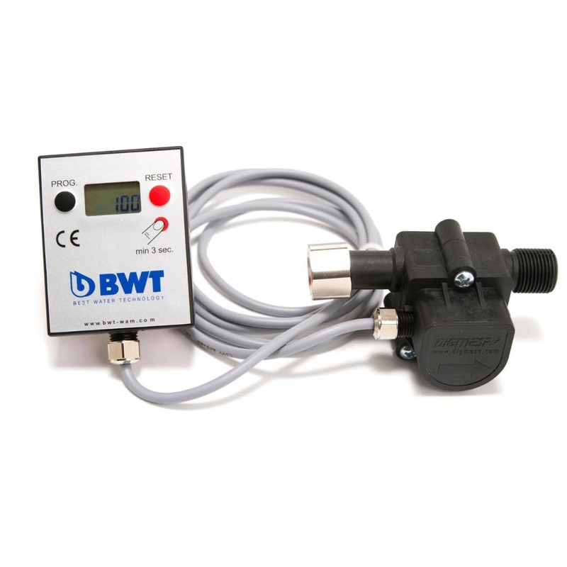 BWT Aquameter 3/8" LCD Faucet Filter - Multi-Colour Unique