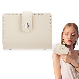 Credit Card Holder, Durable Credit Card Holder, Card Holder for 26 Cards (White)