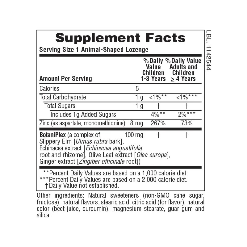 Naturesplus Kid Zinc 90pastillas Mandarina Sfn