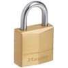 Master Lock Padlock, Solid Brass Lock, 3/4 in. Wide, 120Q
