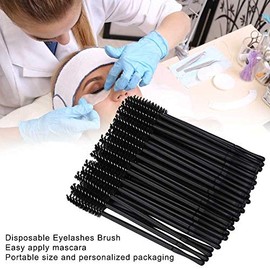 Desechables Cepillos de Pestañas Kit, Paquete de 100 kits de herramientas de pincel de maquillaje de aplicador de varillas de pincel de pestañas desec