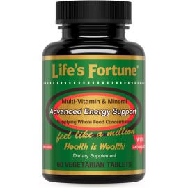 Lifes Fortune Life's Fortune Whole Food Multi-Vitamin & Mineral Energy Support 60 Tablets