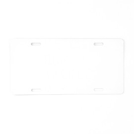 CafePress Lineman Football Player Cat Aluminum License Plate, Front License Plate, Vanity Tag