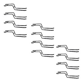 PROSLAT 63324K ProRack Double Side Hook Accessory Pack (12 Pack), Black, 6"