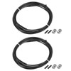 LUMLLSAJI Speed Jump Rope Replacement Cables - 2 Pcs Profession