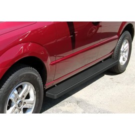 APS Running Boards 4 inches Matte Black Compatible with Kia Sorento 2003-2010 (Nerf Bars Side Steps Side Bars)