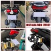 ADV 160 Foldable License Plate Holder Bracket Motorcycle Adjustable Tail