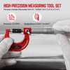Premium Outside Micrometer Set 0-4" / 0.0001" (0-1"/1-2"/2-3"/3-4") Precision Machinist