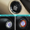 Car Engine Ignition Start/Stop Button Cover,Car Ignition Button Decorative Ring