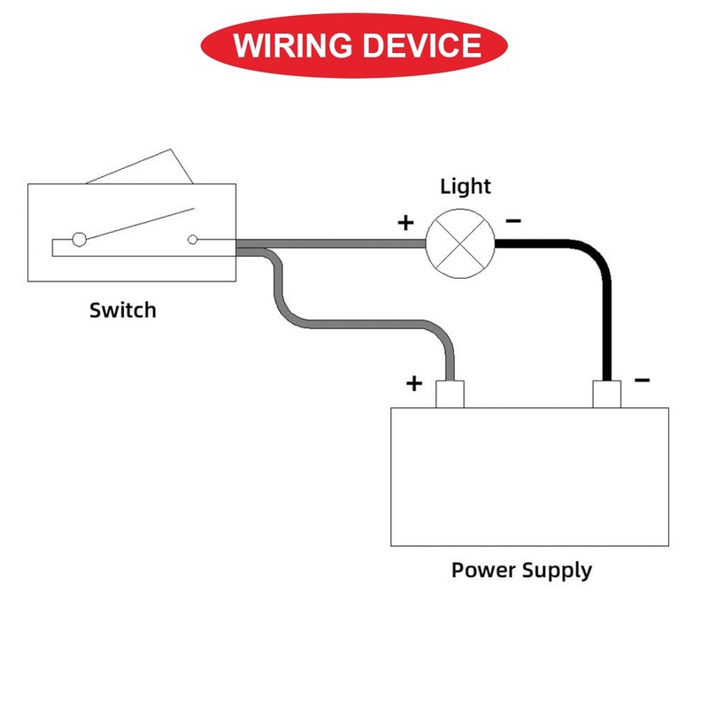 MKBKLLJY 1Pcs Red Paste Type Switch Car Rocker Switch ON/Off