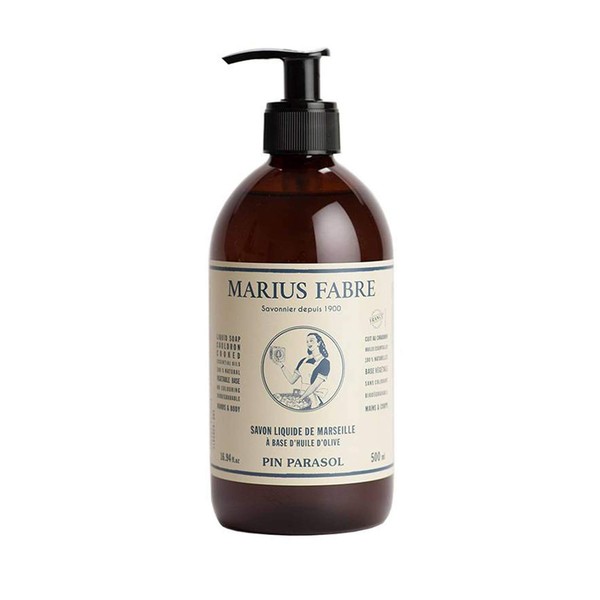 Marius Fabre Marseille Liquid Soap, Pine - 500ml
