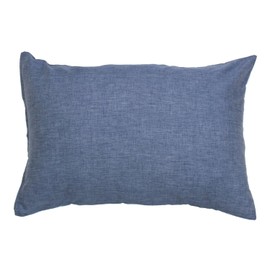 Merry Night Pillow Cover Chambray Style Ombre Plain Color Blue Approx. 16.9 x 24.8 inches (43 x 63 cm) Zipper type Easy to put pillow Cotton blend material Quick dry wrinkle resistant washable Hygiene