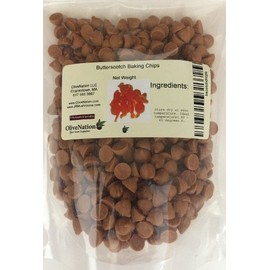 OliveNation Mini Butterscotch Chips for Baking, 4M Size for Brownies, Cookies, Decorating, Gluten Free - 32 ounces