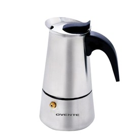 Ovente MPE06 6-Cup Stovetop Stainless Steel Espresso Maker