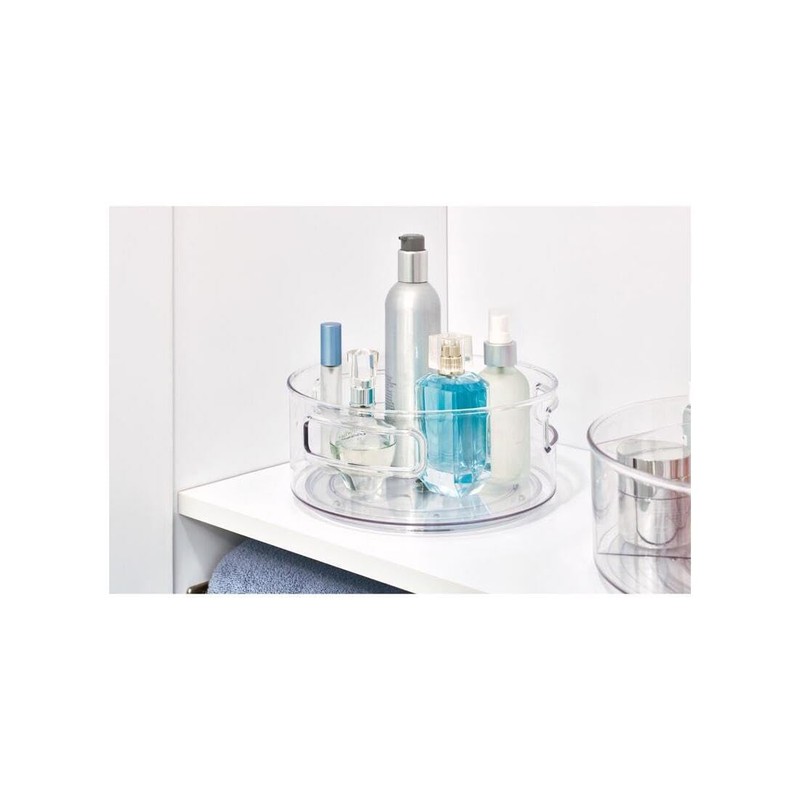 iDesign 11.5-Inch Plastic 5-Section Lazy Susan Organizer – Linus Collection