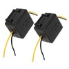 2Pcs Car Power Filter 12V Interference Proof Noises Reduction Reliable
