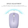 RECCAZR Wireless Keyboard and Mouse Combo, Full-Sized Wireless Keyboard and