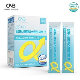 NS Home Shopping CNB 알파 CD 알파시클로덱스트린 제로 핏 3g x 30포 1박스[35269225] CNB Alpha CD Alpha-Cyclodextrin Zero Fit 3g x 30 Sachets 1 Box [35269225]