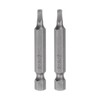 sourcing map 2pcs SQ2 Square Screwdriver Bit 1/4" Hex Shank